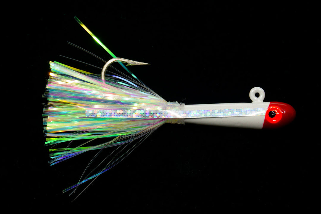 Red Pearl Flash Minnow Lure, Gulfstream Lures, Spanish mackerel lures, ladyfish lures, snapper lures, dolphin lures, best baitfish lures, blue runner lures, best baitfish lures